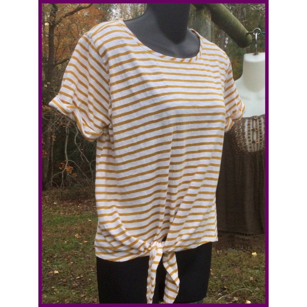 Tie Front Top, sz M